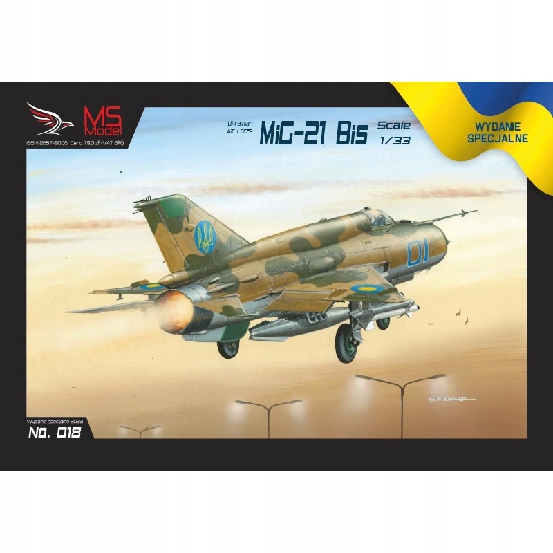 MiG-21 bis Ukrainian Air Force, 1:33 Angraf Model