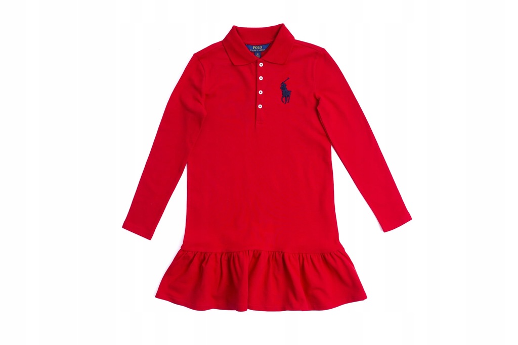 POLO Ralph Kids Girls Sukienka Logo rozm. 4 lat