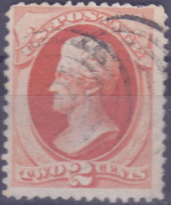 USA - znaczek kasowany z 1875 roku. X 1074.
