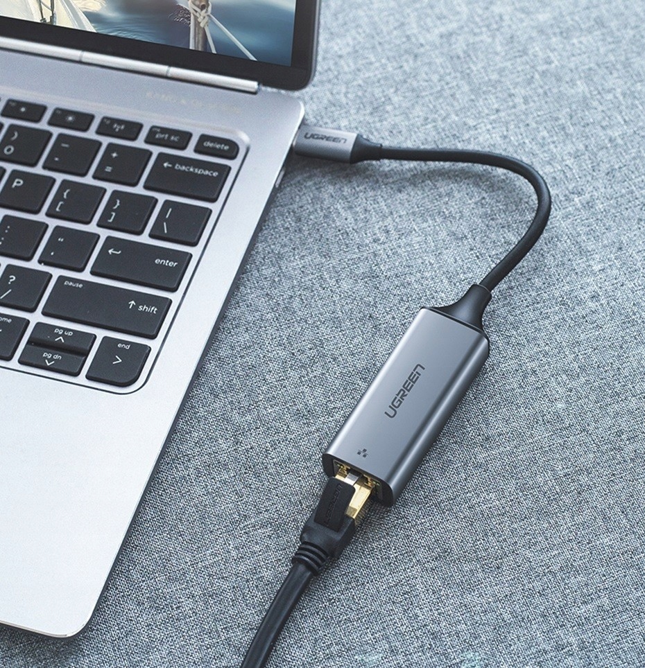 Купить АДАПТЕР UGREEN USB-C — RJ45 GIGABIT ETHERNET: отзывы, фото, характеристики в интерне-магазине Aredi.ru