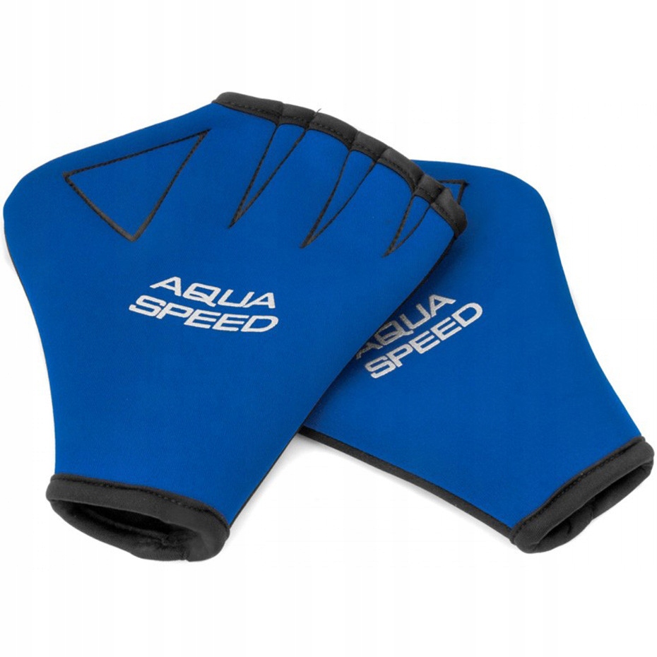 Rękawice pływackie Aqua-Speed niebieskie 174 L