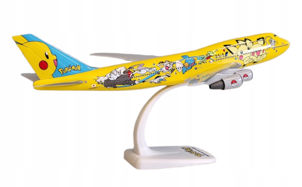 ポケットモンスター ボーイング747 模型 1/100 Model Boeing 747-400 ANA All Nippon POKEMON - 13972816594