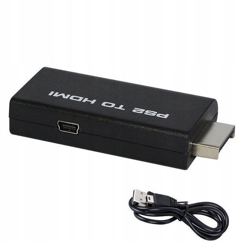 ADAPTER PS2 do HDMI KONWERTER PRZEJŚCIÓWKA HD