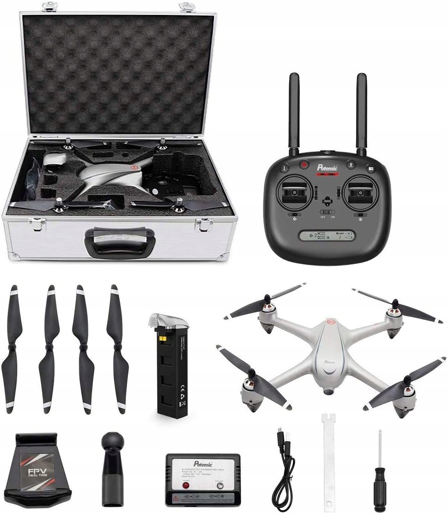 Dron 2k (1080p) 5G WiFi Potensic D80