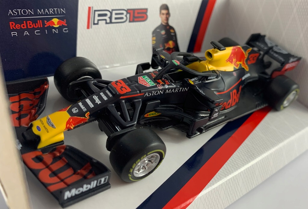 Купить Автомобиль RB15 F1 Red Bull Макса Ферстаппена ББураго 1:43: отзывы, фото, характеристики в интерне-магазине Aredi.ru