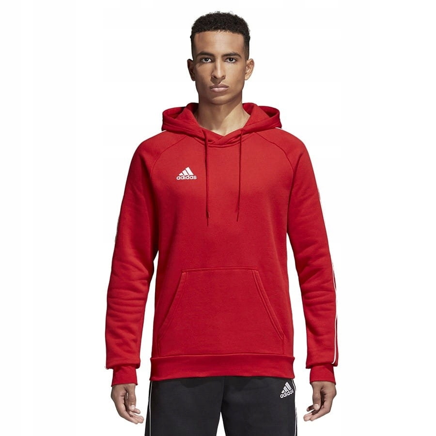 Bluza adidas CORE 18 Y Hoody CV3337 - CZERWONY XXL