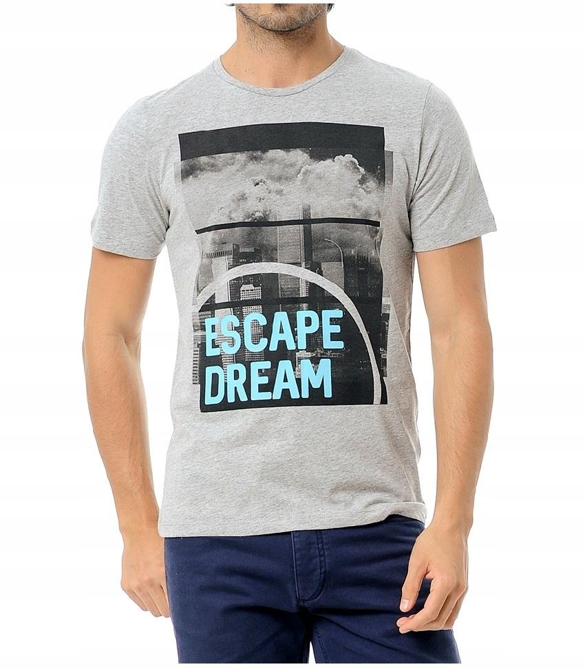 Jack Jones ESCAPE DREAM Building T-SHIRT Grey _ S