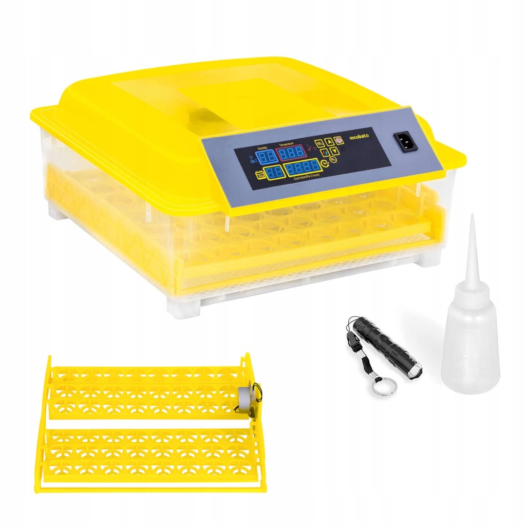 Inkubator do jaj - 90 W, 48 jaj, owoskop