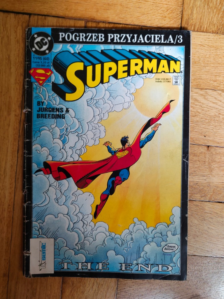 Superman 11/95 (60) Pogrzeb Przyjaciela TM Semic