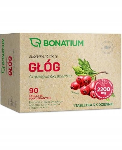 Bonatium Głóg, 90 tabletek