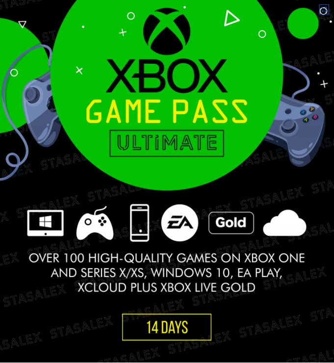 XBOX GAME PASS ULTIMATE 14 Dni + EA PLAY + GOLD