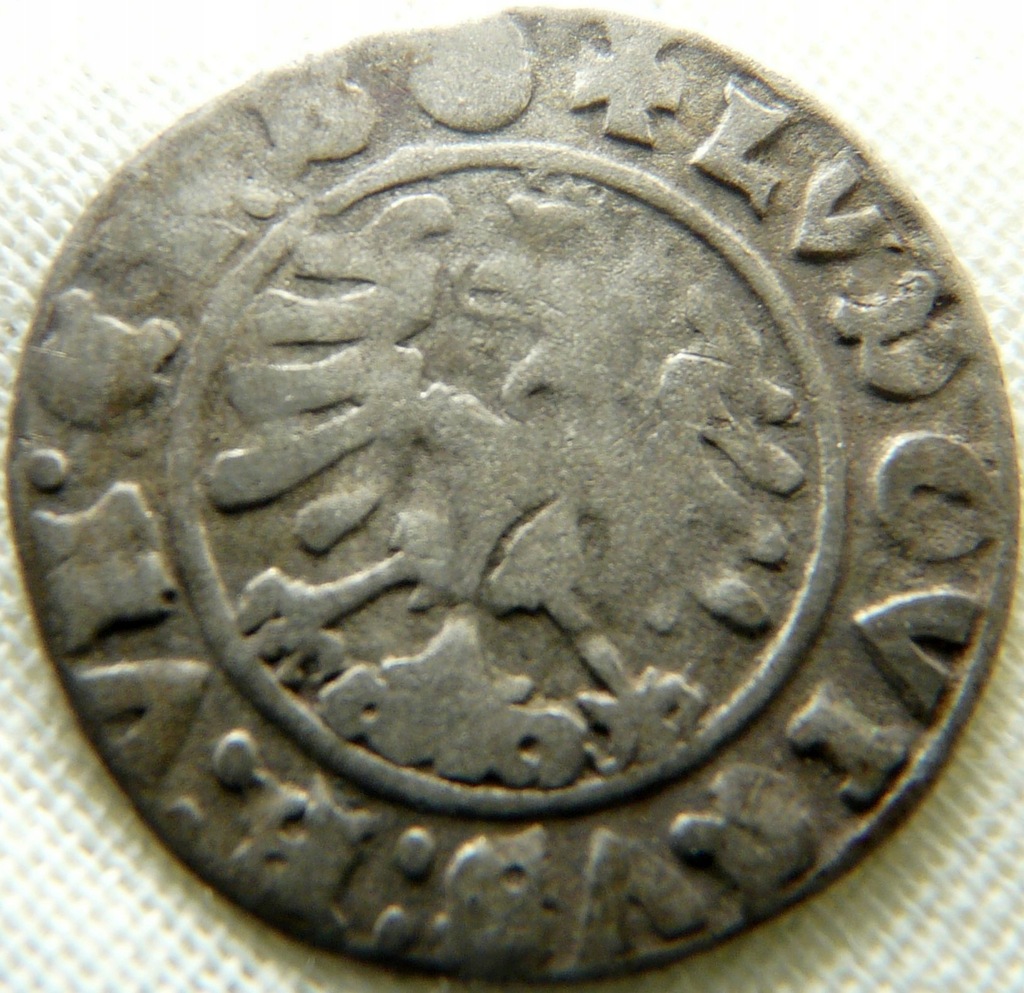 Półgrosz świdnicki L. Jagiellończyk 15ZZ(1522 ) R3