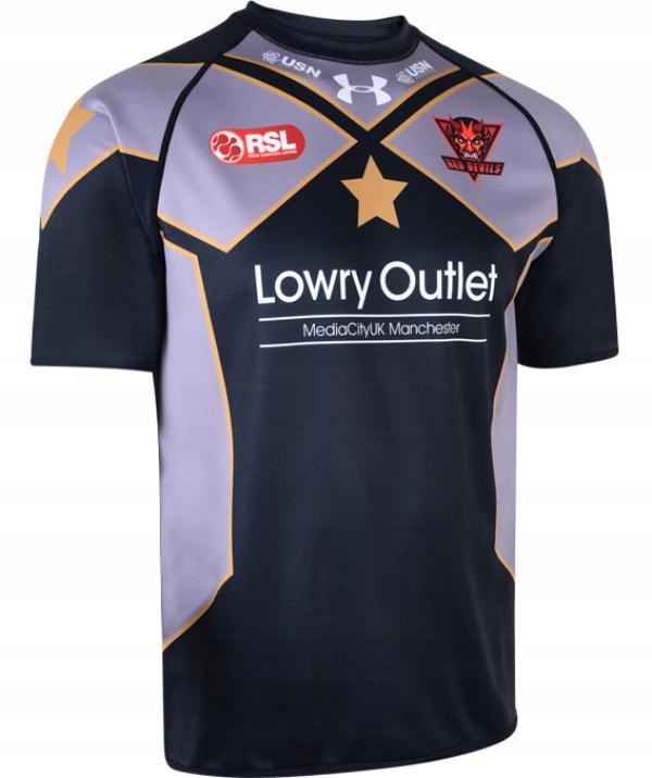 Salford Red Devils_ UNDER ARMOUR _ KOSZULKA _ L