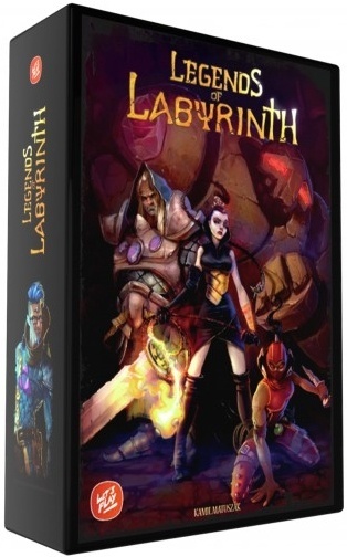 gra planszowa "Legends of Labyrinth" świetlikowo