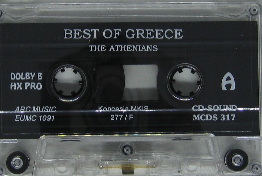 Купить ГРЕЦИЯ-Best of: The ATHENIANS [кассета MC] New: отзывы, фото, характеристики в интерне-магазине Aredi.ru