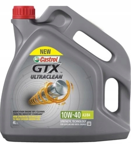 CASTROL GTX ULTRACLEAN 10W40 A3/B4 4L od PCS