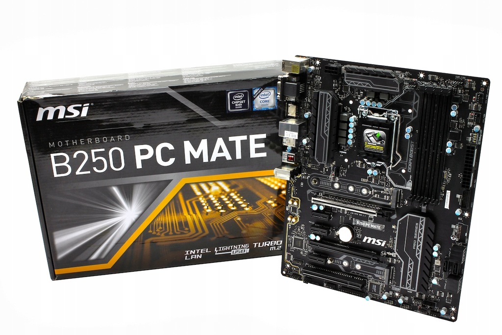 PŁYTA GŁÓWNA MSI B250 PC MATE 1151 DDR4 8728006375 oficjalne