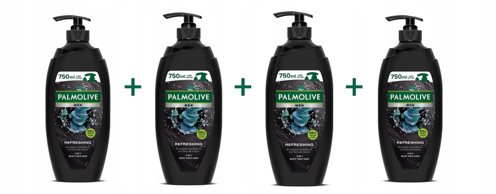 Купить PALMOLIVE MEN мужской гель для душа 4х750мл: отзывы, фото, характеристики в интерне-магазине Aredi.ru