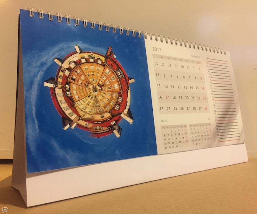 Kalendarz biurkowy "Zakręcony"