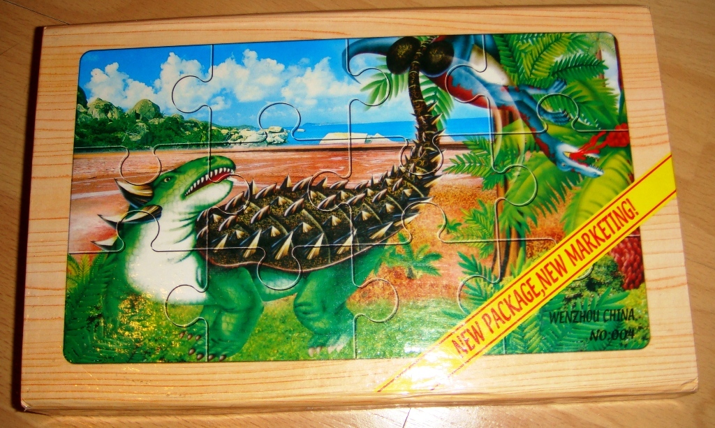 Puzzle DINOZAURY - 4 obrazki