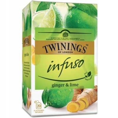 Twinings Infuso Ginger Lime Herbata 20szt 30g