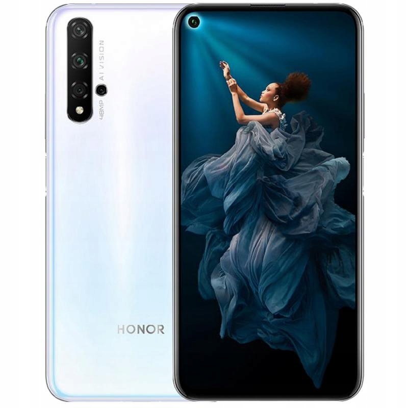 Honor 20 Pro 8 256gb Nfc Ds Bialy White 8588133658 Oficjalne Archiwum Allegro