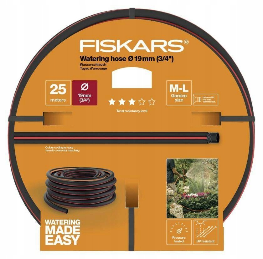 FISKARS WĄŻ OGRODOWY 3/4" 25m - Q3