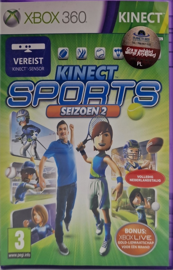 Gra Kinect Sports Season Two 2 X360 6775 GRATIS