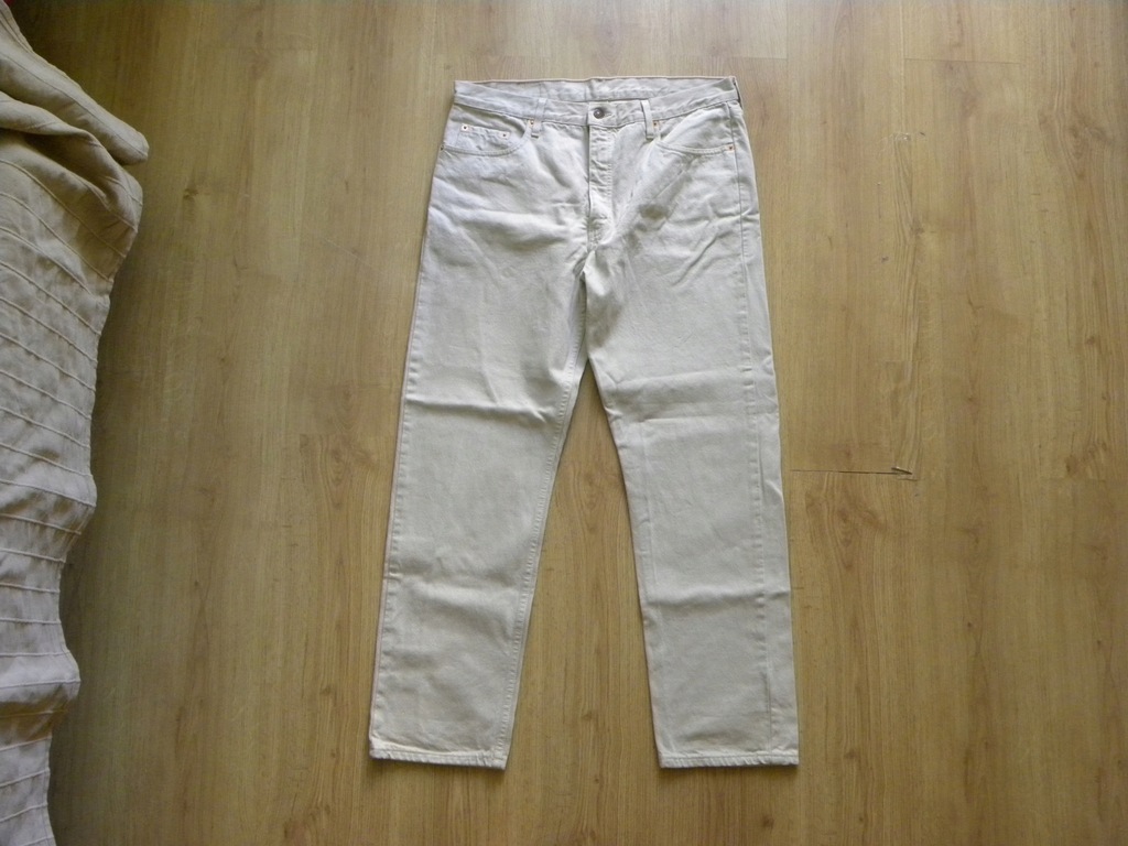 LEVIS 615 02 jeansy kremowe W38L30 pas 97 cm
