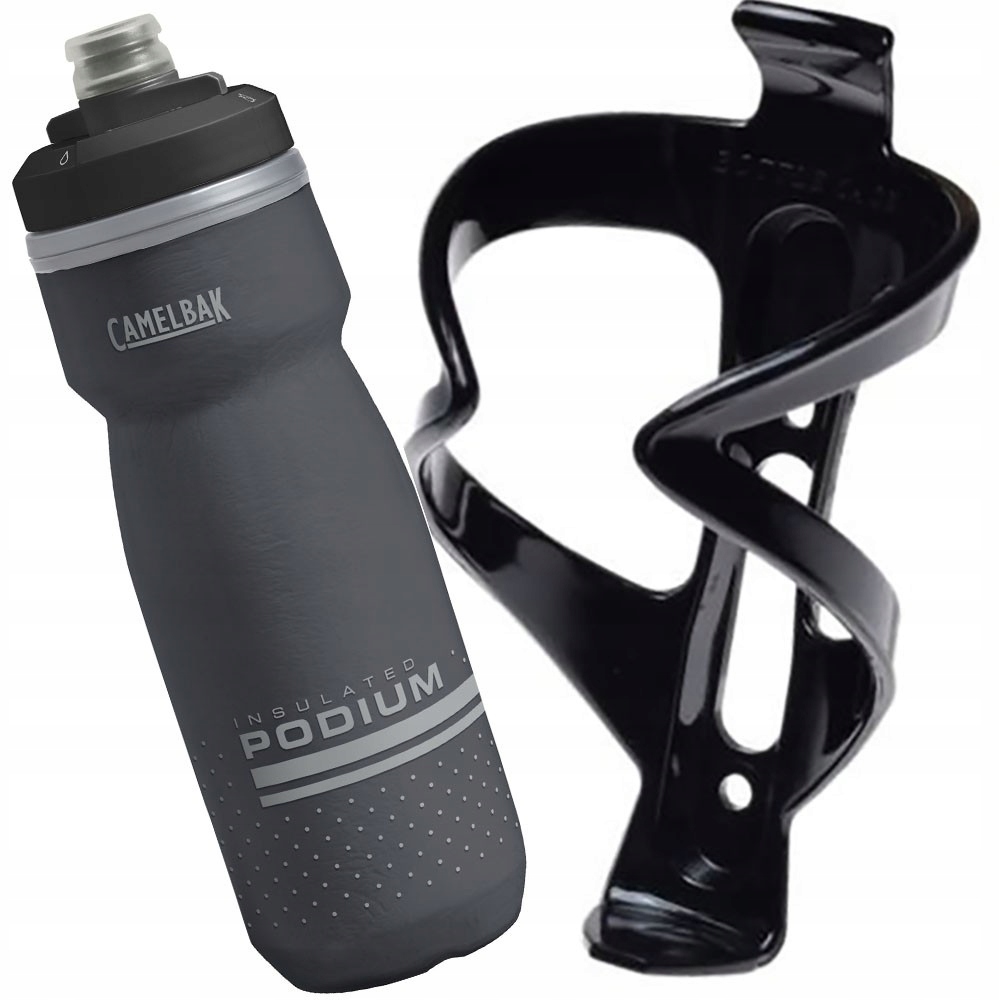 ZESTAW BIDON 620ML CAMELBAK PODIUM CHILL + KOSZYK