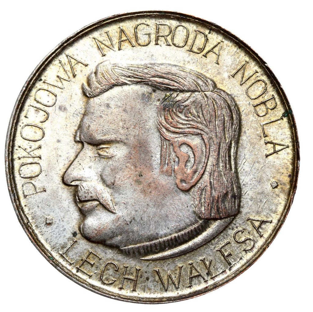 DUŻY MEDAL - Polska 1983 -LECH WAŁĘSA