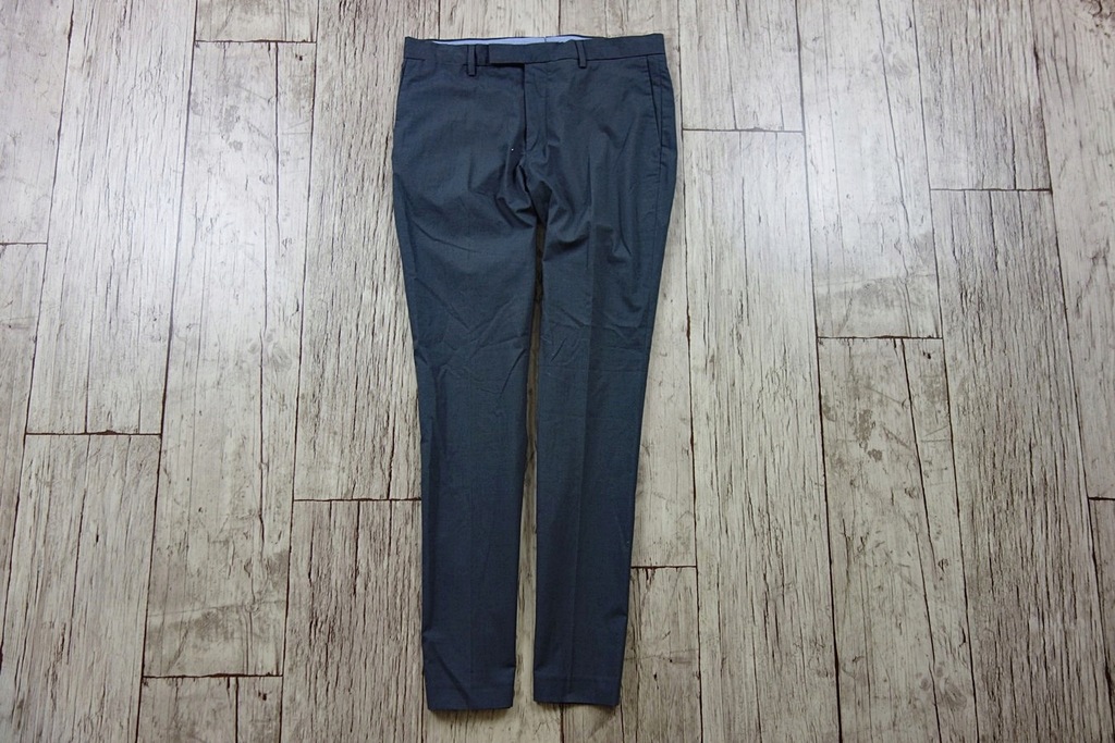 RALPH LAUREN ELEGANCKIE SPODNIE SLIM FIT_33/32_