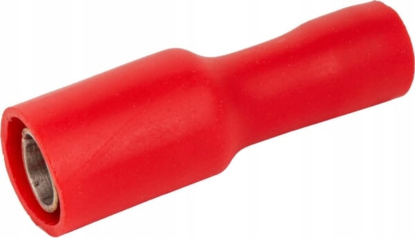 Kramp końcówka przewodu tulejkowa okrągła czerwona 0,5-1mm² 4mm 100 sztuk