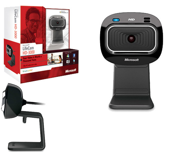 Купить Веб-камера MICROSOFT HD-3000 для Skype USB: отзывы, фото, характеристики в интерне-магазине Aredi.ru