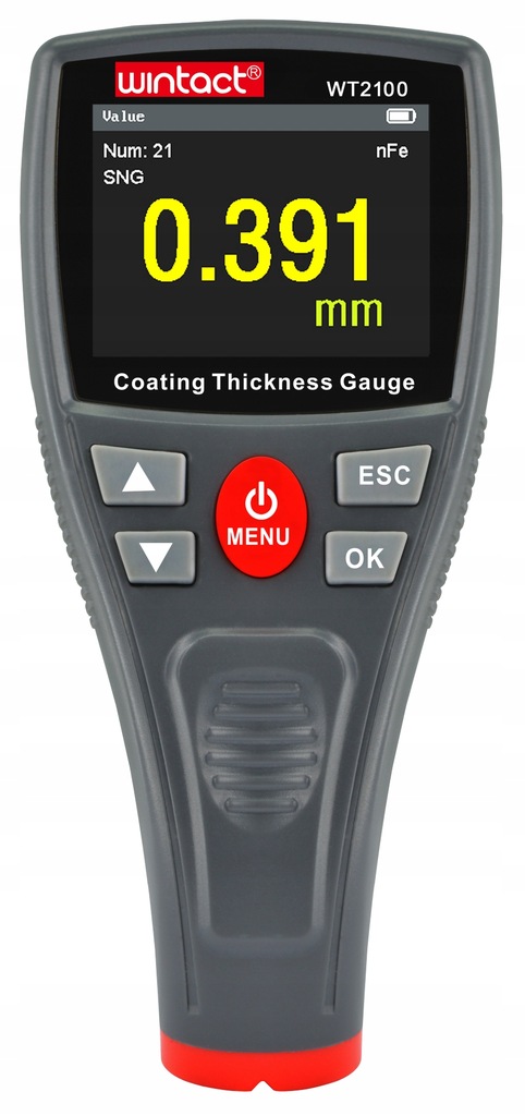 MIERNIK GRUBOŚCI LAKIERU TESTER POWŁOKI 1 mikron