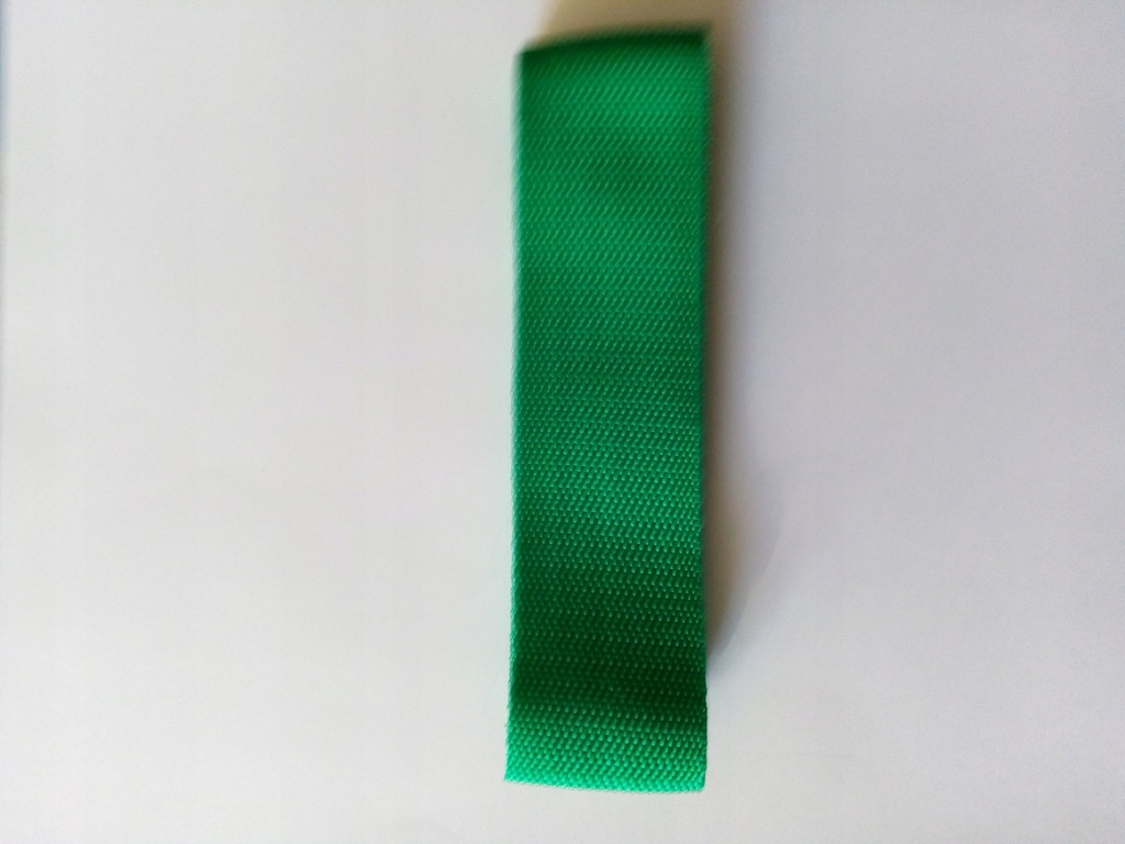 Szarfa gimnastyczna parciana 100cm szkolna zielona