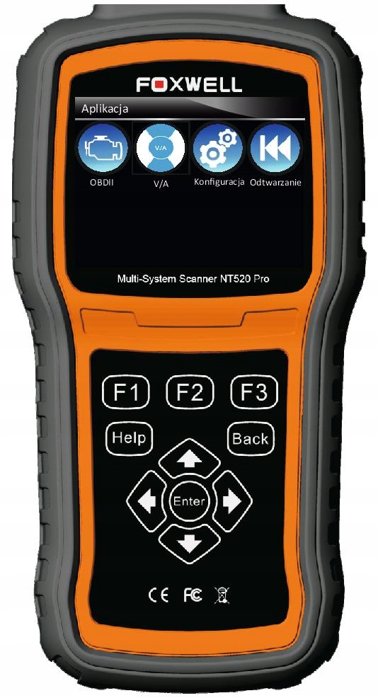 FOXWELL NT520 TESTER KOMPUTER DIAGNOSTYCZNY PL