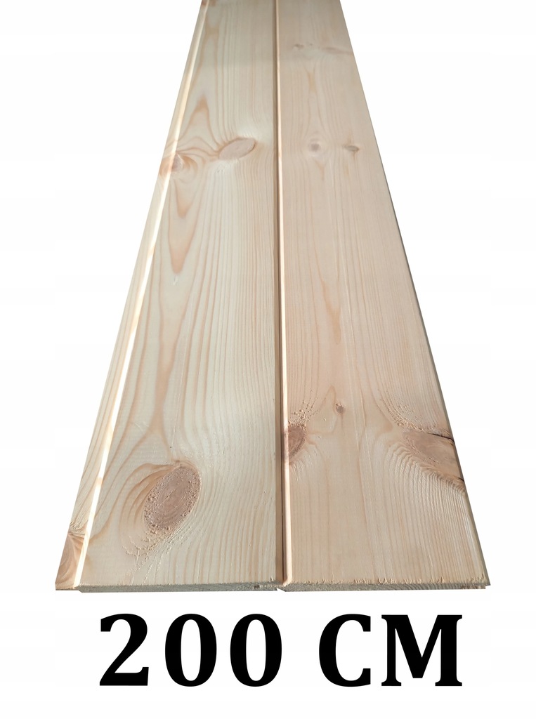 Deska sosnowa podłogowa do domków drewnianych 121x18 mm długość 200 cm