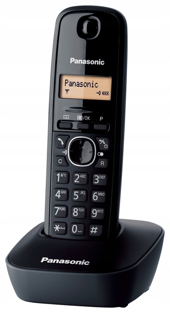 Купить Panasonic KX-TG1611 черный [беспроводной телефон]: отзывы, фото, характеристики в интерне-магазине Aredi.ru