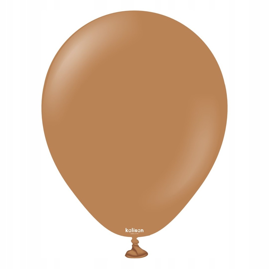 Balony lateksowe Caramel Brown, brązowe 30cm, 100 szt.