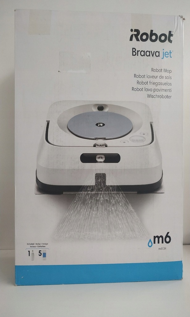 ROBOT MOPUJĄCY IROBOT BRAAVA JET M6 M6134 BIAŁY 12360532568