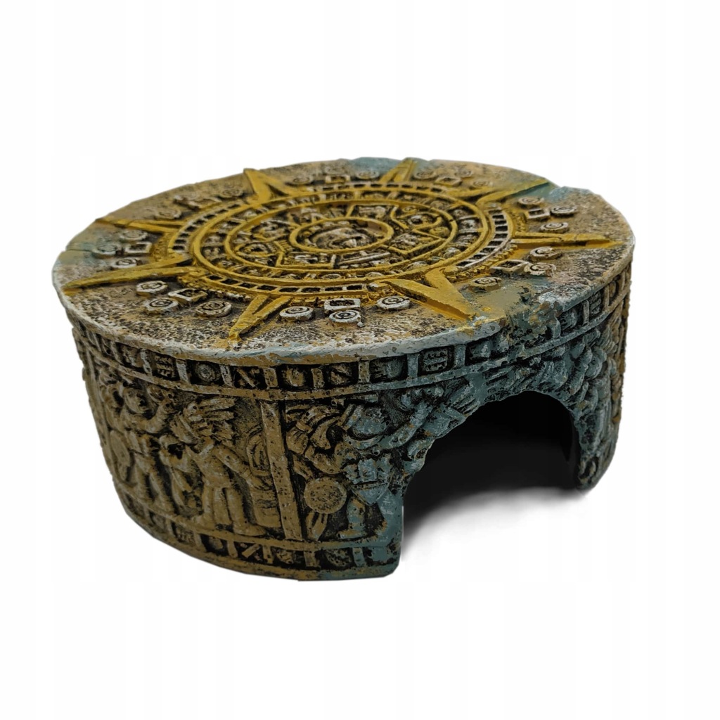 Kryjówka do terrarium Aztec calendar średnia