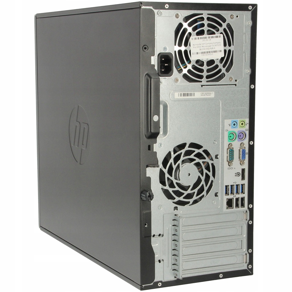 SSD＋i5  HPデスクトップ conpaq6300 Komputer HP Compaq Pro 6300 MicroTower i5 8 GB 240 SSD