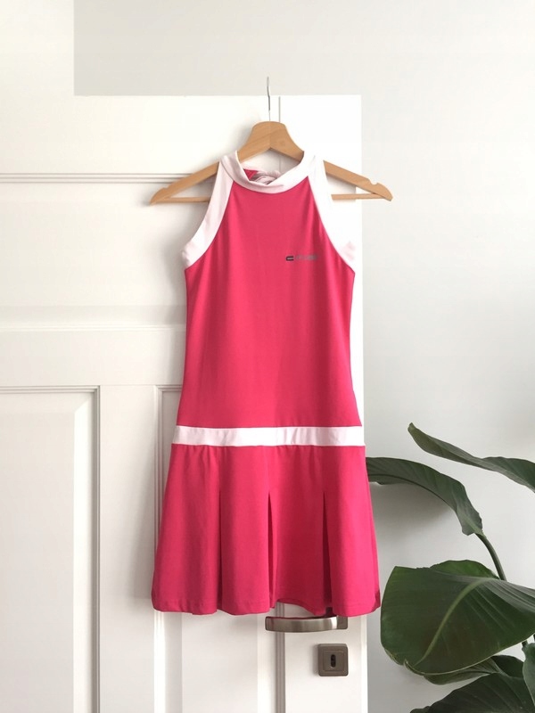 różowa sukienka do gry w tenisa Flair Sport