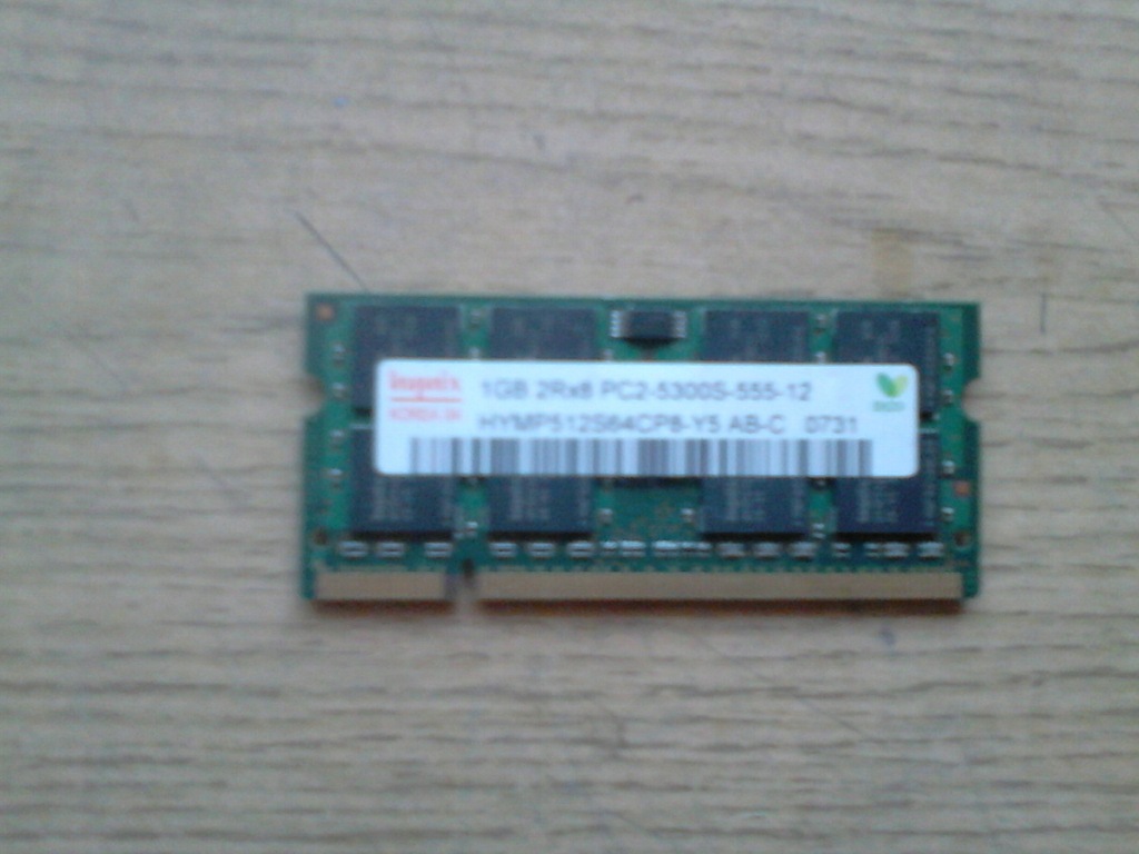 1GB DDR2 PC2 - 5300S - 555 HYNIX
