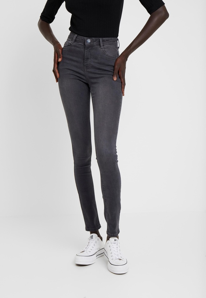 DOROTHY PERKINS TALL JEANSY SZARE RURKI 36 1ZAD