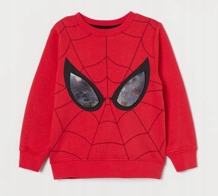 H&M Bluza dresowa Spiderman 134/140 cm