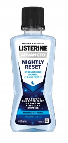 Płyn do płukania ust Listerine Advanced Nightly Reset 400 ml z DE