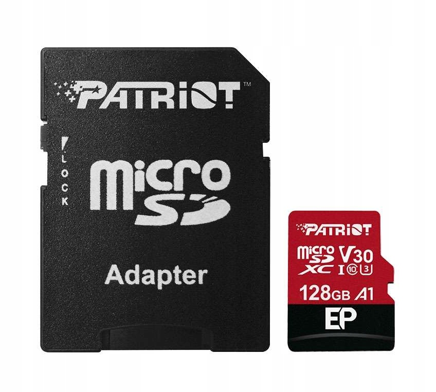 Patriot Micro SDXC 64GB UHS-I/U3 A1 V30 100MB 4K