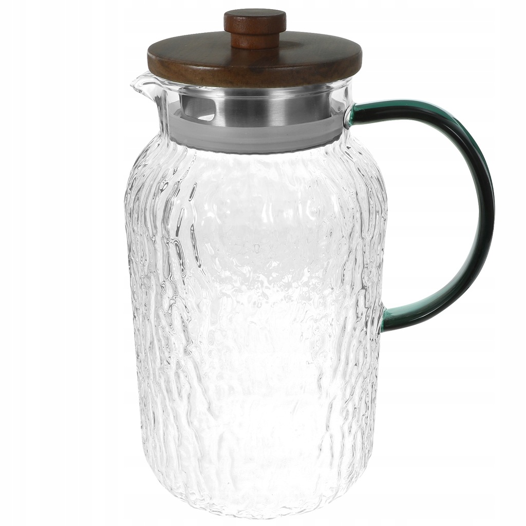 Tea Pitcher Glass Lids Fridge 14159035697 oficjalne archiwum Allegro